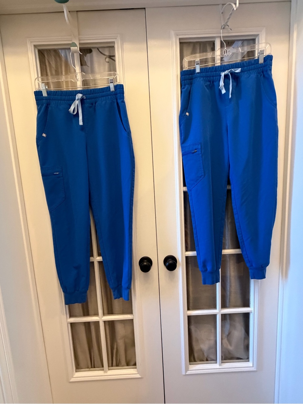 2 SMALL Royal Blue Figs Scrub Joggers EUC